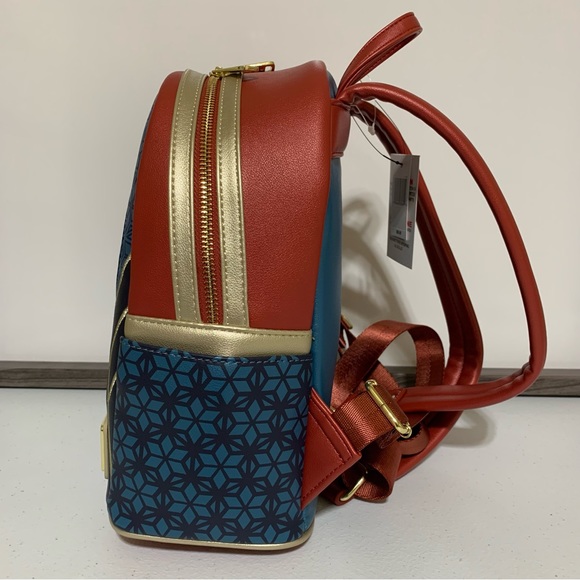 Loungefly Disney Parks Ms. Marvel Mini Backpack-NWT - Picture 4 of 11